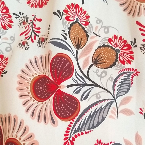 LOFT Outlet Tank Top, Floral, Scoop Neck, Small, EUC - Picture 3 of 4